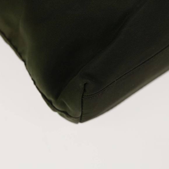 PRADA Tote Bag Nylon Green Auth ac2766 - Picture 9 of 16